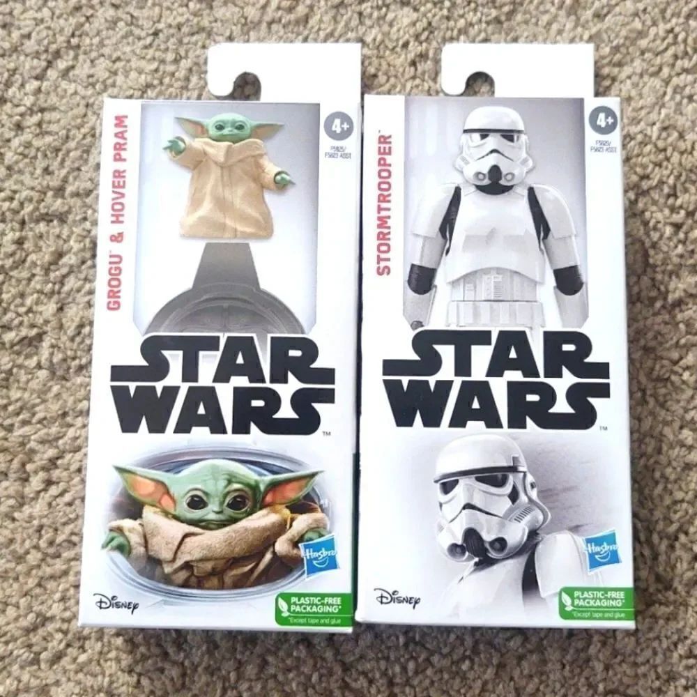 Star Wars 6" Inch Action Figures Grogu & Hover Pram + Stormtrooper BRAND NEW